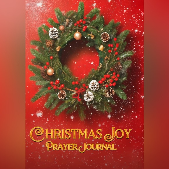 Christmas Joy Prayer Journal Daily Writing Notebook Holiday Gift Devotional - Picture 4 of 7